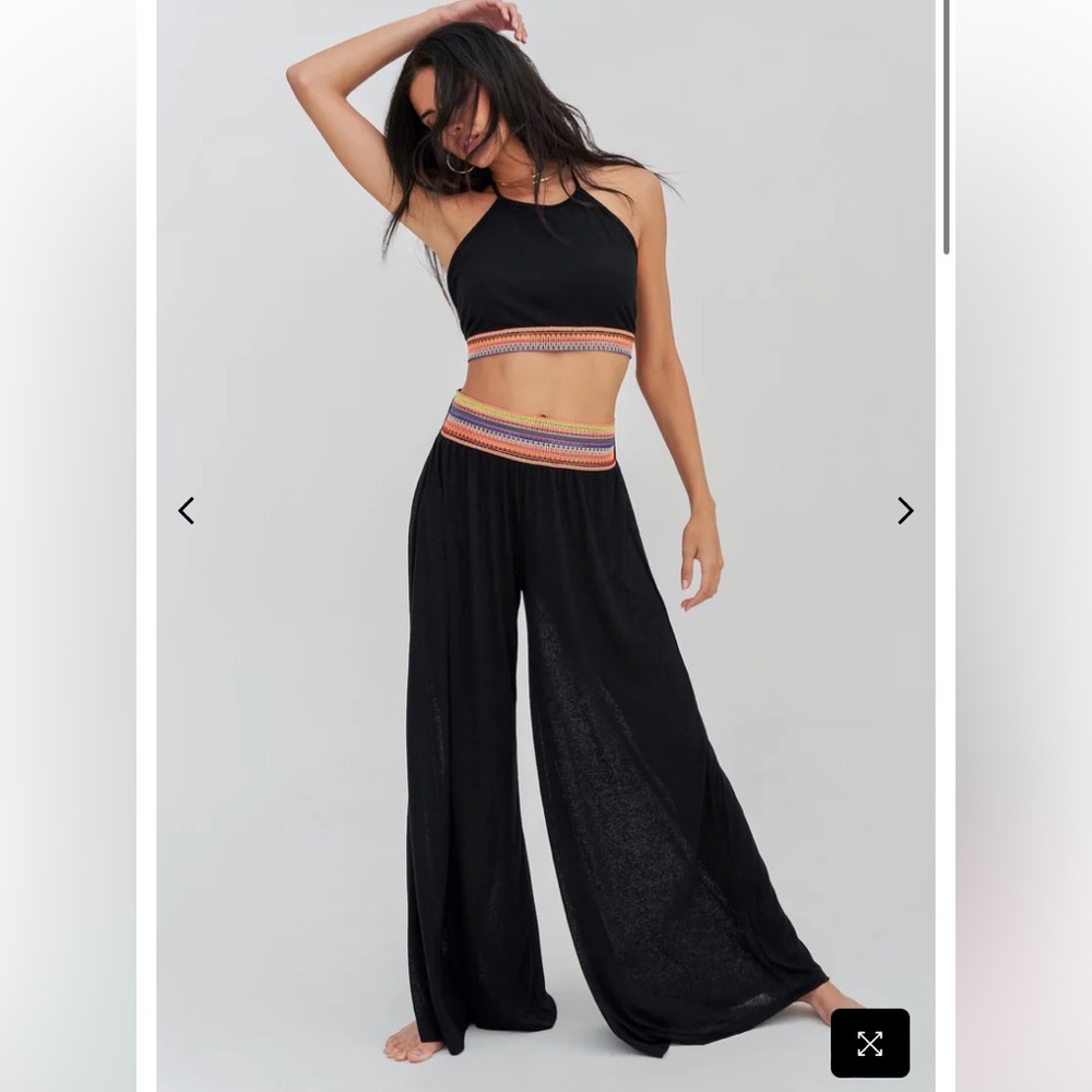 Pitusa Halter + Wide Leg Pants Set